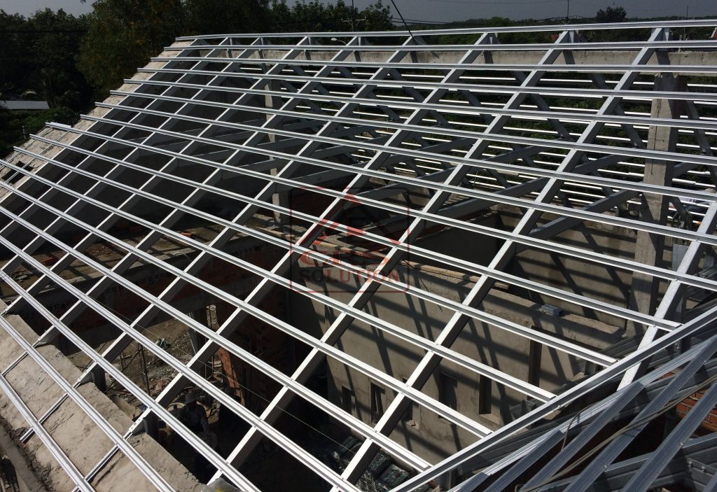 hệ mái ngói xổ dọc