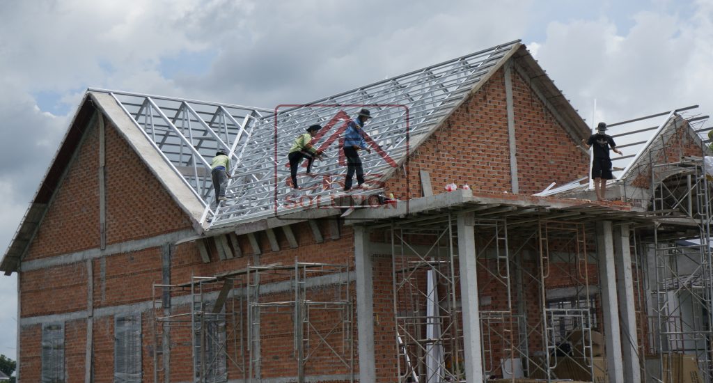 khung kèo thép 2 lớp