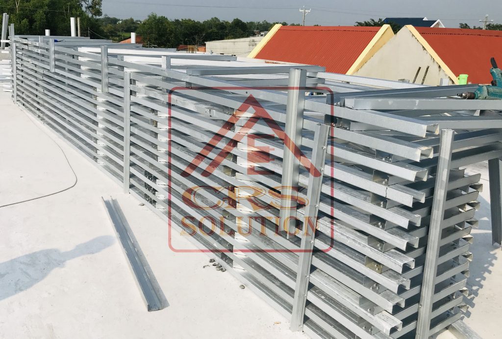 thi công kèo thép nhẹ