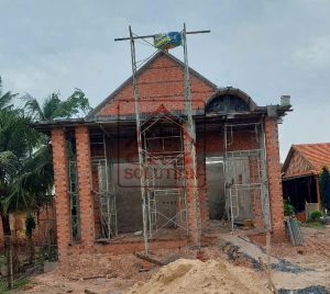 thi công hái mái ngói thép nhẹ trọn gói